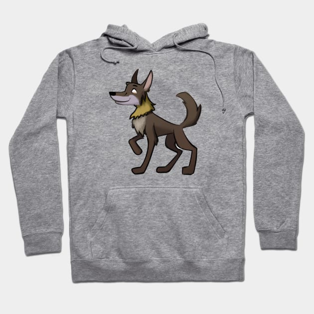 Cute Alpha Wolf Drawing Hoodie by Play Zoo